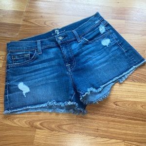 7 For All Mankind Denim Shorts 💙💙💙